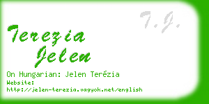 terezia jelen business card